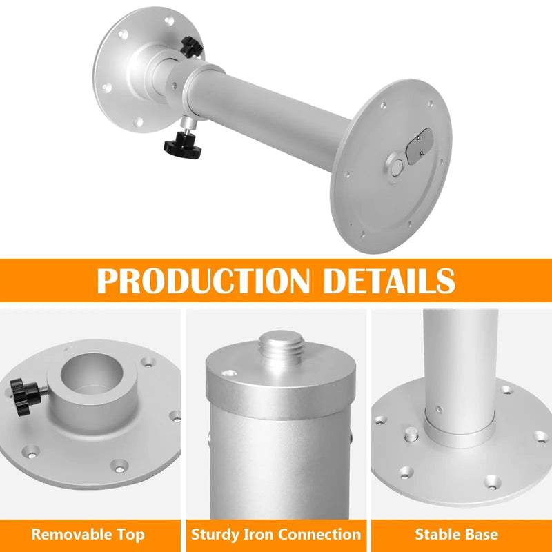Table Pedestal Telescopic Leg for RV Marine Boat Caravan Motorhome by salelink.co.nz