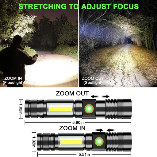 Solar Powered Outdoor Flashlight by NZ Diver