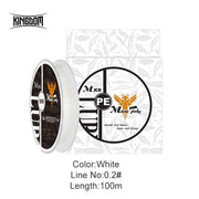 Desers Kingdom Micro Fly 100m 4 Strand Braided PE Japan Carp Fishing Line Set 0.12mm Kingdom Micro Fly 100m 4 Strand Braided PE Line 0.12mm