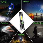 Solar Powered Outdoor Flashlight by NZ Diver