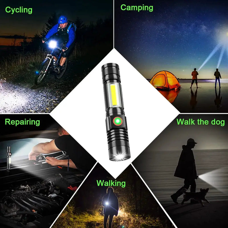 Solar Powered Outdoor Flashlight by NZ Diver