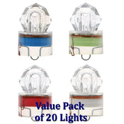 20 pcs Deep Water Strobe Fishing Light - Value Pack by NZ Diver