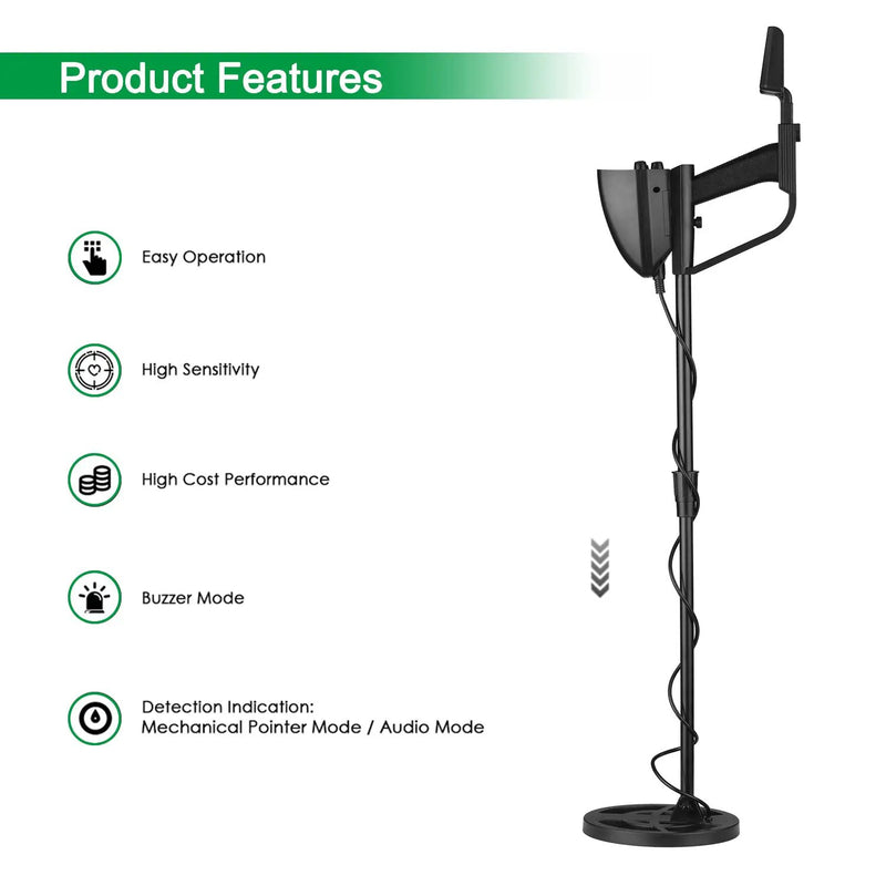 Professional Metal Detector For Treasure Searching # Green by NZ Diver