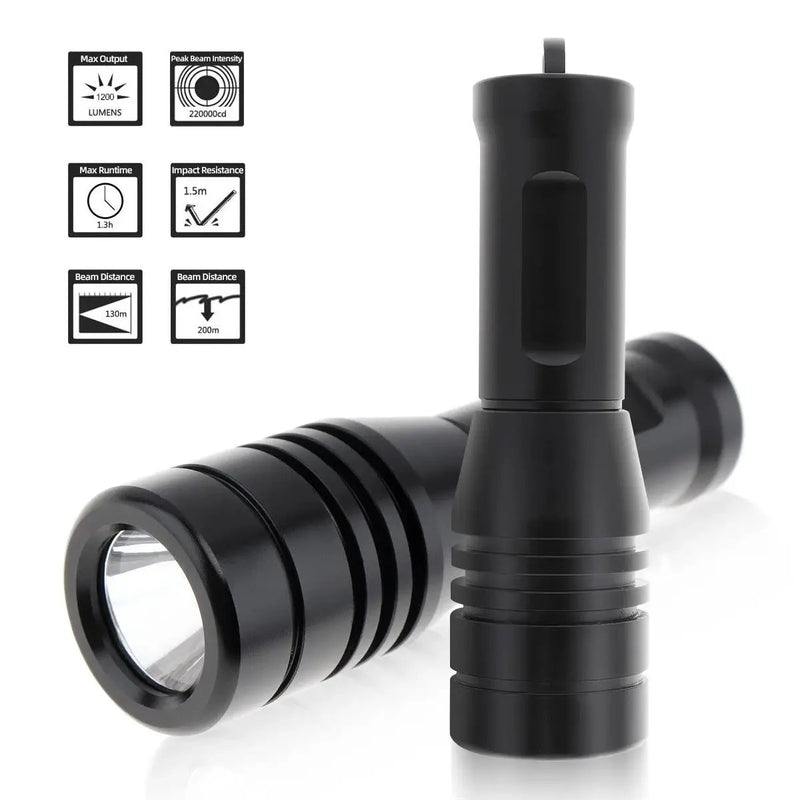 BrightBuddy Micro 80 – Compact Dive Torch including Mask Mount by NZ Diver