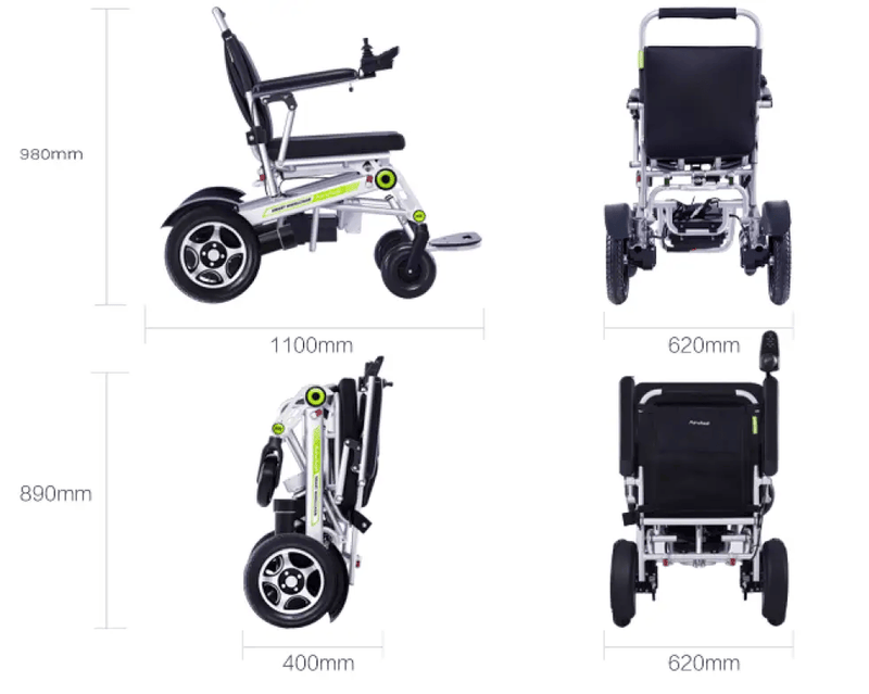 Kiwi Grab Kiwi Grab Airwheel H3T Auto-Folding Electric Wheelchair With remote control Airwheel H3T Auto-Folding Electric Wheelchair With remote control