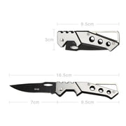 Pocket Knife with Stainless Steel Silver Handle by NZ Diver