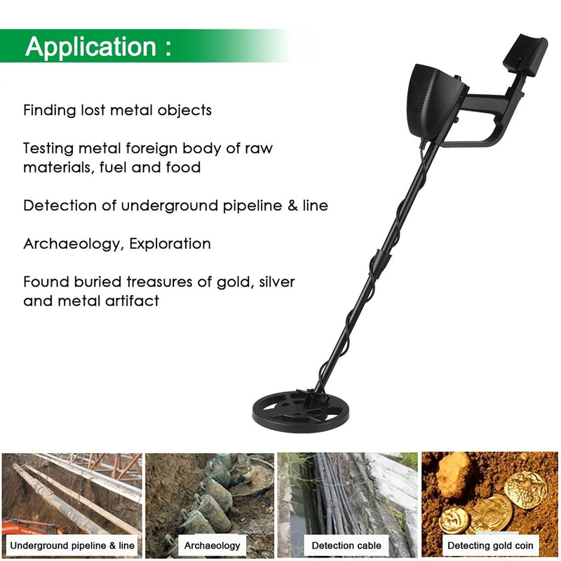 Professional Metal Detector For Treasure Searching # Green by NZ Diver
