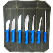 7-Piece Butcher's Knife Set — 5Cr15MoV Steel | Canvas Roll Bag Included by Mead's Supply & Equipment Outfitters limited