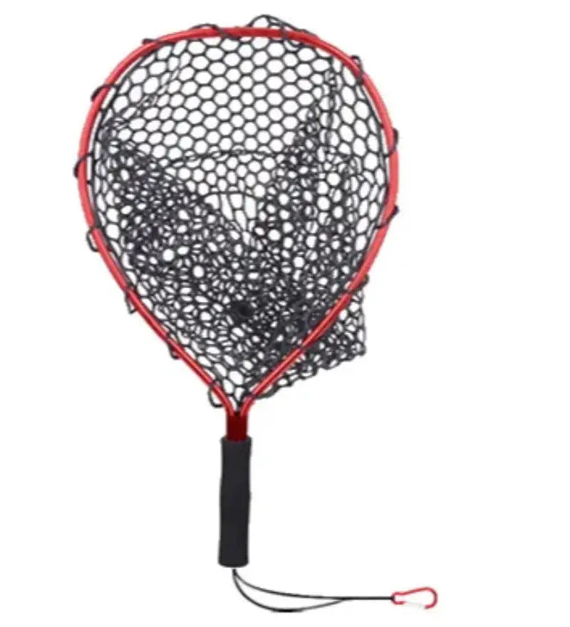 48cm Kayak Landing Net with Leash - Red by NZ Diver