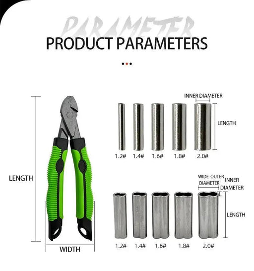 Fishing Crimping Tool Kit - Crimp set by NZ Diver