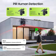 Kiwi Grab Kiwi Grab Anspo WIFI SOLAR security camera wireless free batteries and 64GB card Black Anspo WIFI SOLAR security camera wireless free batteries and 64GB card Black