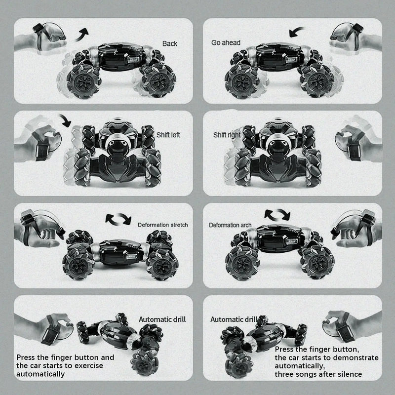 4WD RC Stunt Car Remote Control Off-Road Gesture Sensing by salelink.co.nz