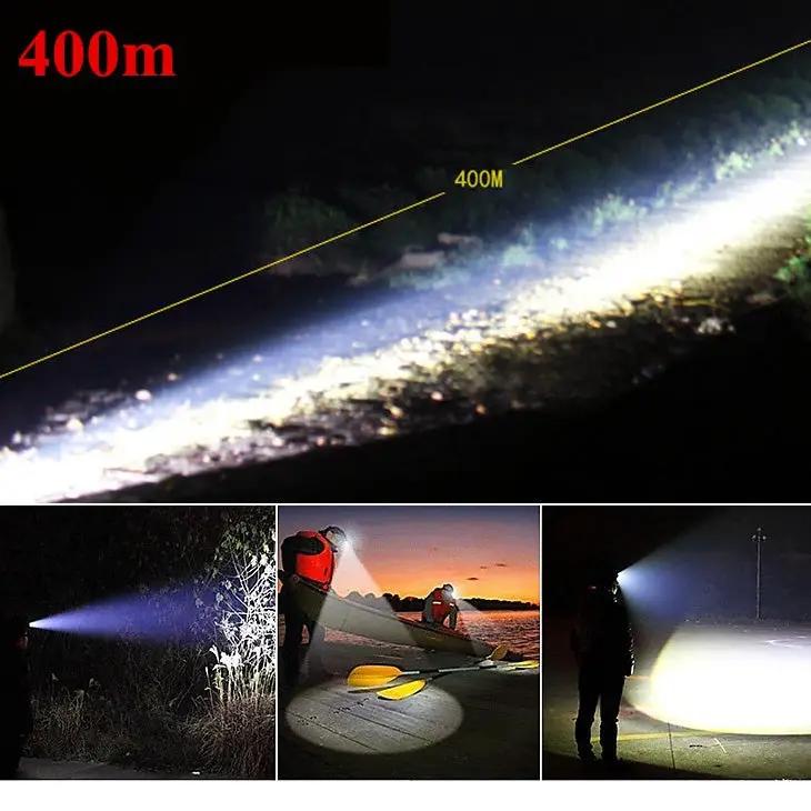 Headlamps Headlight Waterproof Rechargeable 1600 lm Adjustable Focus by dealonline.co.nz