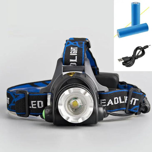 Headlamps Headlight Waterproof Rechargeable 1600 lm Adjustable Focus by dealonline.co.nz