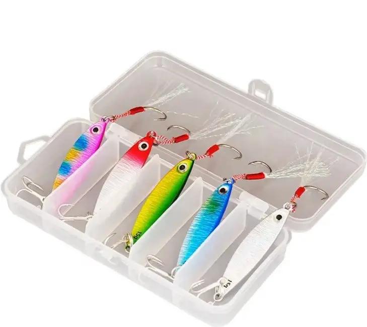 5pc Tackle Pack 15gm lures for Trout Salmon Kahawai by NZ Diver