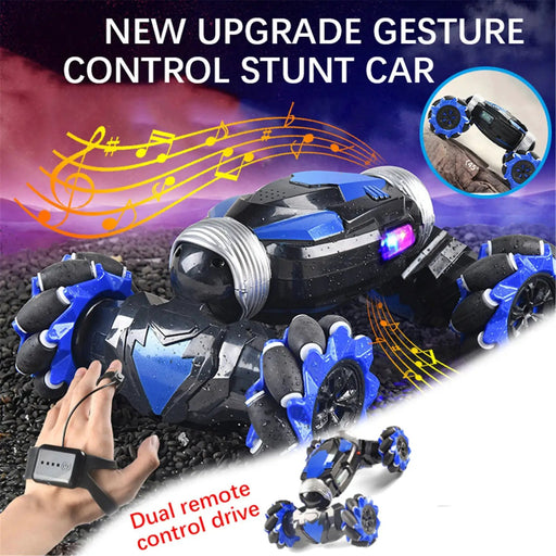 Stunt RC Car Gesture Sensing Remote Twisting Drift Vehicle Off-RoadTruck Toy by salelink.co.nz