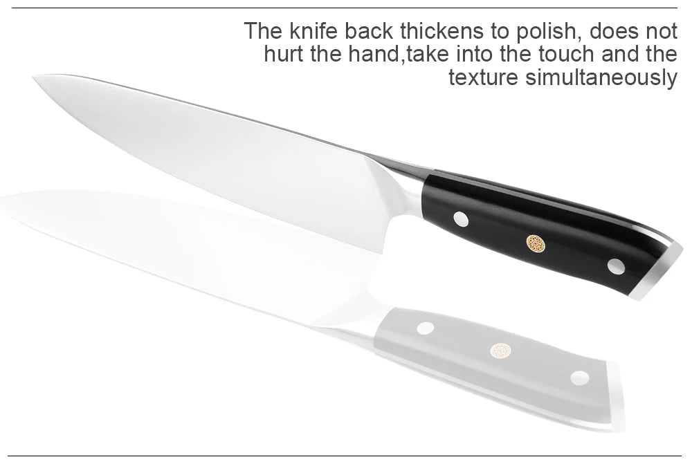 XITUO German Stainless Steel Kitchen Knife 1-7PCS Chef Knife Sharp Santoku Knife Cleaver Paring Knives Boning knife Cooking Tool - Action Outdoors Kiwi