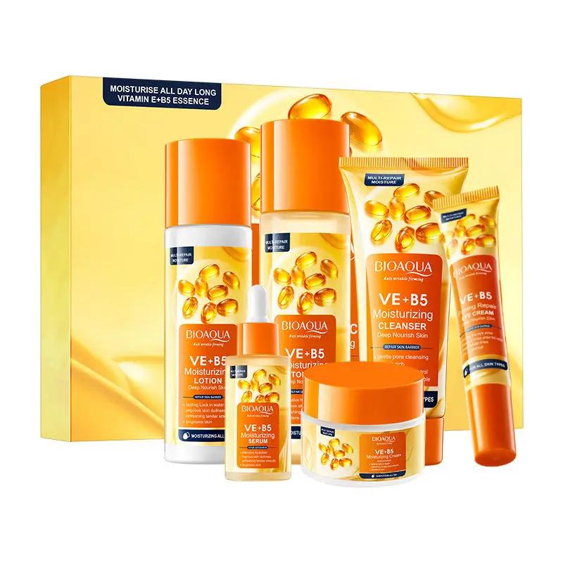 BIOAQUA VE + B5 Moisturizing & Hydrating 6 piece Skincare Gift Set by Poppy Gifts