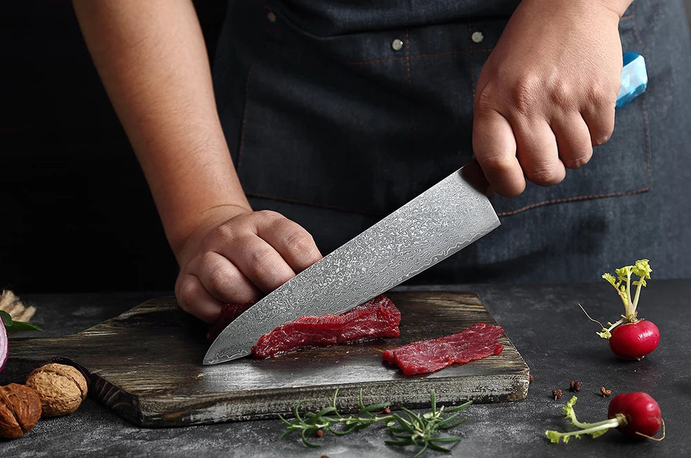 XITUO Damascus Knife Set Kitchen Knife Damascus Steel VG10 Chef Knife Santoku Knives Japanese Knife Home kitchen tools best gift - Action Outdoors Kiwi