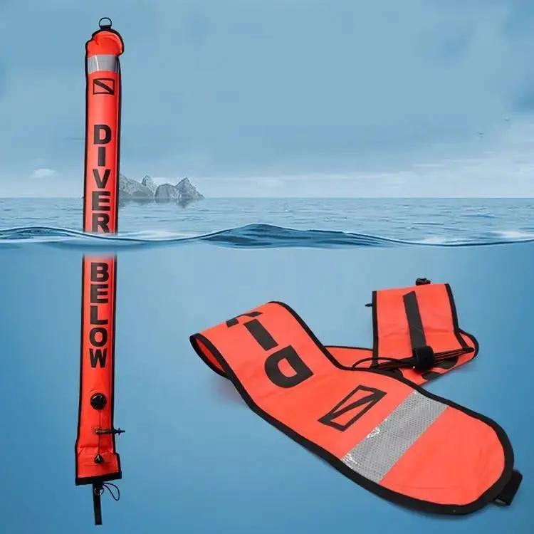 High Visibility Surface Marker Buoy (SMB) with 25m Reel by NZ Diver