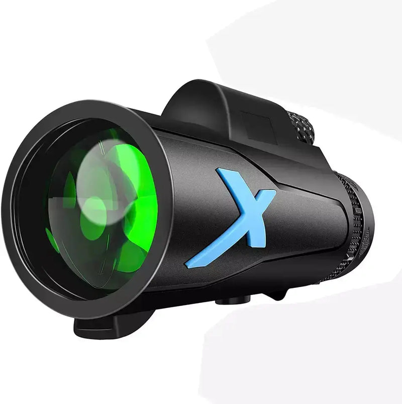 HD High Powered BAK4 Prism 12X50 Monocular Telescope for Smartphone by NZ Diver