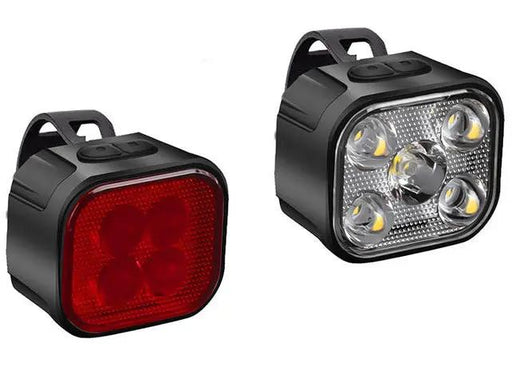 New Model :Rechargeable Bike Light Set - Front and Rear by NZ Diver
