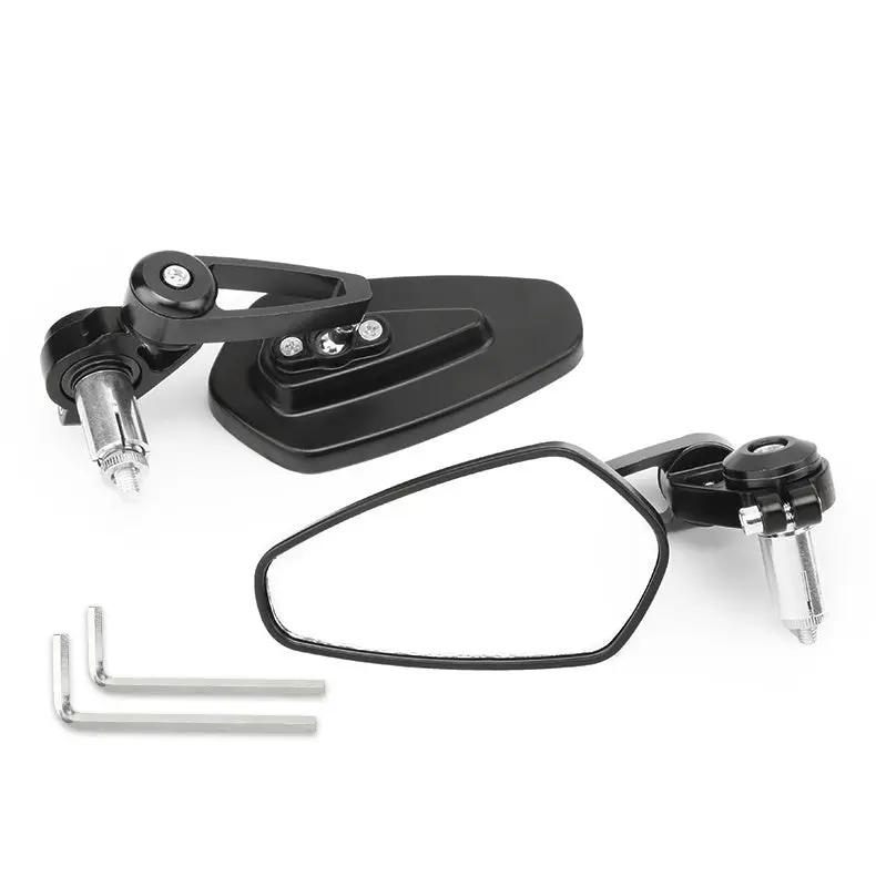 Motorcycle Bar End Mirrors Motorbike Rearview Mirror by salelink.co.nz