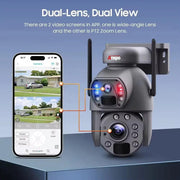 Kiwi Grab Kiwi Grab Dual camera WIFI SOLAR security camera wireless free batteries with 64GB card Dual camera WIFI SOLAR security camera wireless free batteries with 64GB card