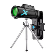 HD High Powered BAK4 Prism 12X50 Monocular Telescope for Smartphone by NZ Diver
