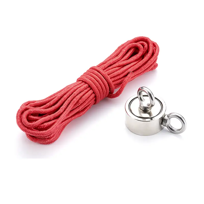 20M Salvage Rope for Fishing Magnets with saftey Buckle 20m x 8mm by NZ Diver