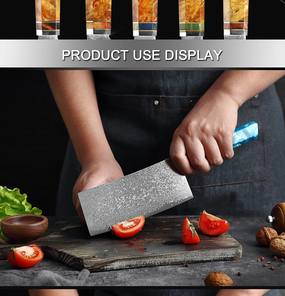 XITUO Damascus Knife Set Kitchen Knife Damascus Steel VG10 Chef Knife Santoku Knives Japanese Knife Home kitchen tools best gift - Action Outdoors Kiwi
