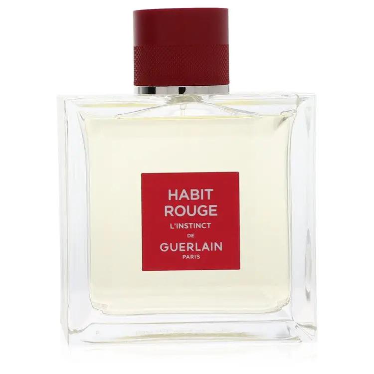 Habit Rouge Linstinct Eau De Toilette Intense Spray (Unboxed) by Guerlain 100 ml by Brands HD