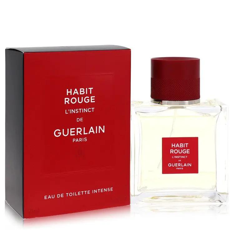 Habit Rouge Linstinct Eau De Toilette Intense Spray by Guerlain 50 ml by Brands HD