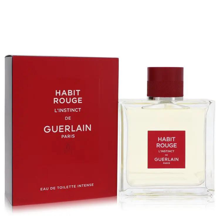 Habit Rouge Linstinct Eau De Toilette Intense Spray by Guerlain 100 ml by Brands HD