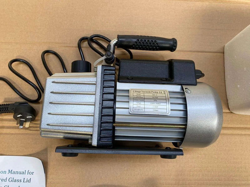 7L Degassing Vacuum Chamber Pump Remove Air/Bubble From Resin And Silicone Systems by Resin Art NZ