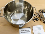 7L Degassing Vacuum Chamber Pump Remove Air/Bubble From Resin And Silicone Systems by Resin Art NZ
