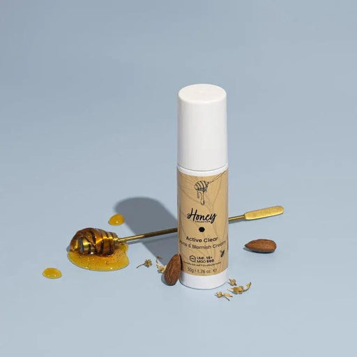 The Honey Collection Remedial Cream Active Clear Natural Acne + Blemish Cream Active Clear Acne Cream With Manuka Honey MGO 500