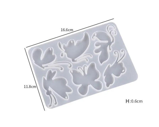 DIY Butterfly Silicone Resin Moulds Earrings Pendant Epoxy Casting Moulds - 28 by Resin Art NZ