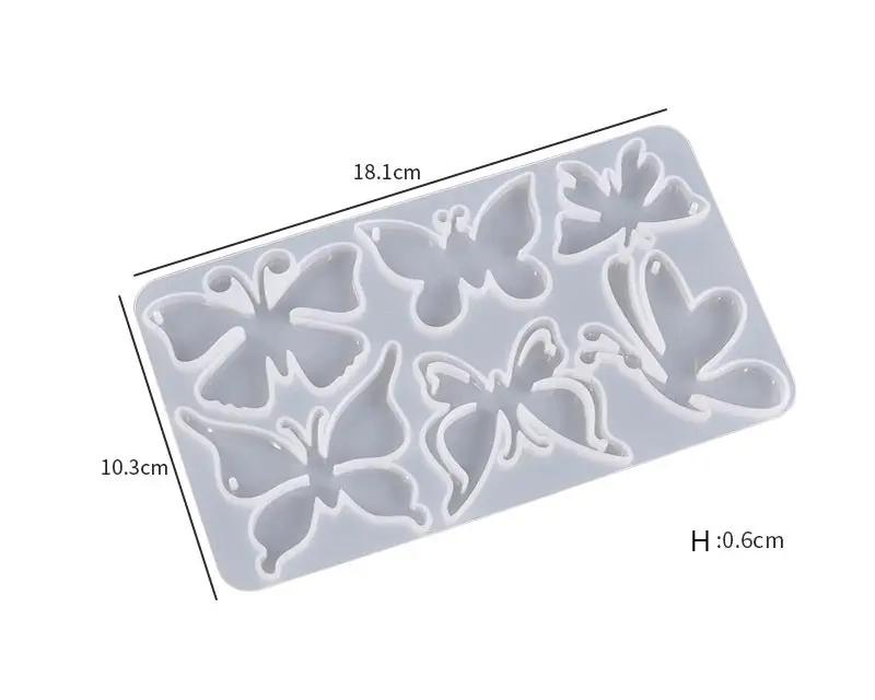 DIY Butterfly Silicone Resin Moulds Earrings Pendant Epoxy Casting Moulds - 28 by Resin Art NZ