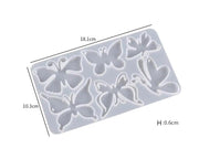 DIY Butterfly Silicone Resin Moulds Earrings Pendant Epoxy Casting Moulds - 28 by Resin Art NZ