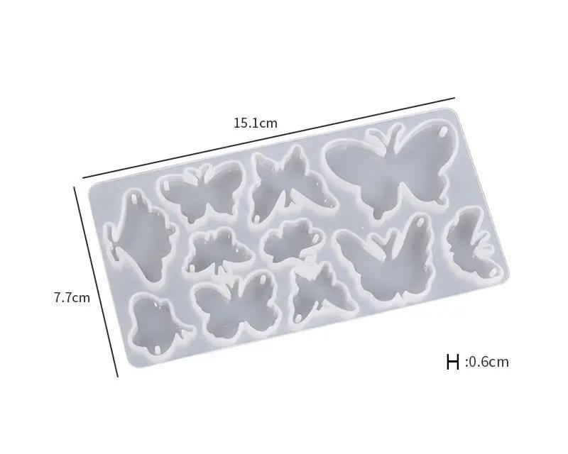DIY Butterfly Silicone Resin Moulds Earrings Pendant Epoxy Casting Moulds - 28 by Resin Art NZ