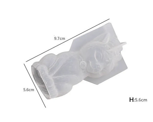 Resin Art NZ Moulds Gloss Mirror Magic Cat Ornament Demon Pirate Cat Key Pendant Silicone Moulds Gloss Mirror Magic Cat Ornament Demon Pirate Cat Key Pendant Silico...