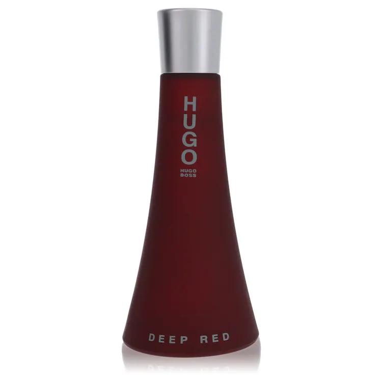 Hugo Deep Red Eau De Parfum Spray (unboxed) by Hugo Boss 90 ml by Brands HD