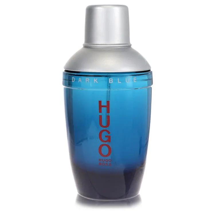 Dark Blue Eau De Toilette Spray (unboxed) by Hugo Boss 75 ml by Brands HD