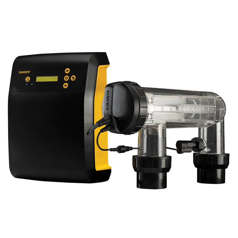 Davey ChloroMatic Nipper Salt Chlorinator - Digital Display, Battery Backup NZ by Filtration Station NZ