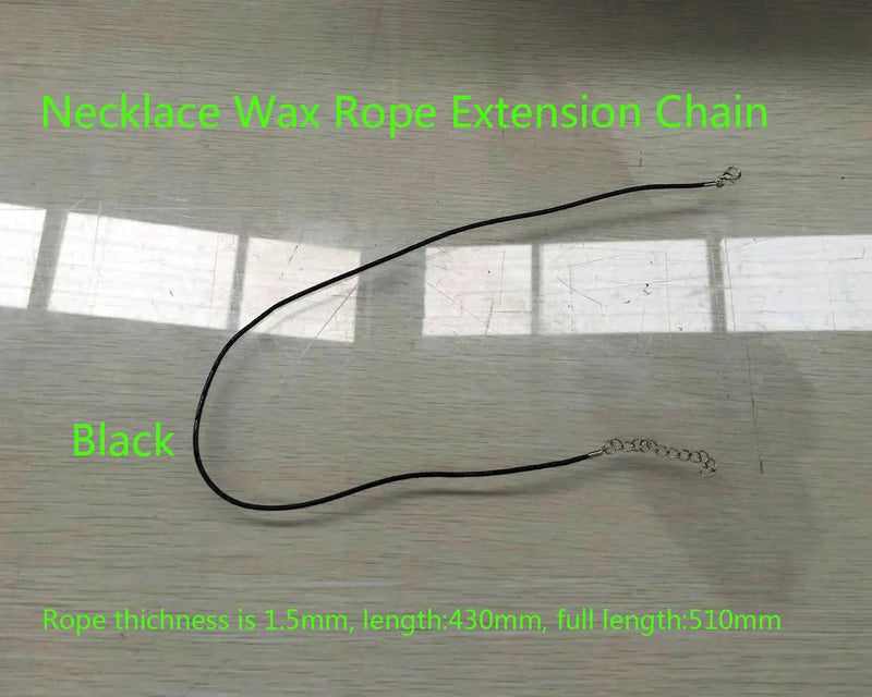 Necklace Wax Rope Extension Chain Cord by Resin Art NZ