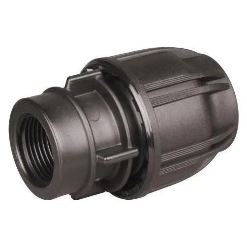 Hansen Easy Fit Compression Female Straight Coupling – MDPE x BSPT by Filtration Station NZ