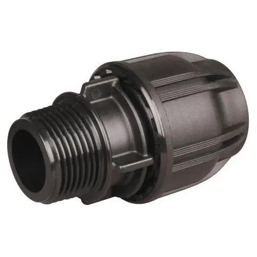 Hansen Easy Fit Compression Male Straight Coupling – MDPE x BSPT by Filtration Station NZ