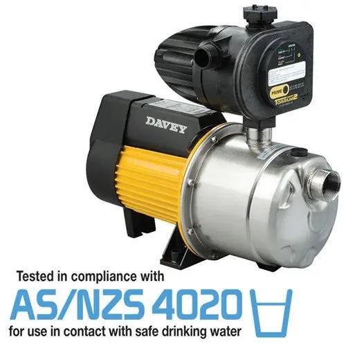 Davey HS Series Pump with Torrium2 Controller - High Pressure, Stainless Steel, Home Supply NZ by Filtration Station NZ