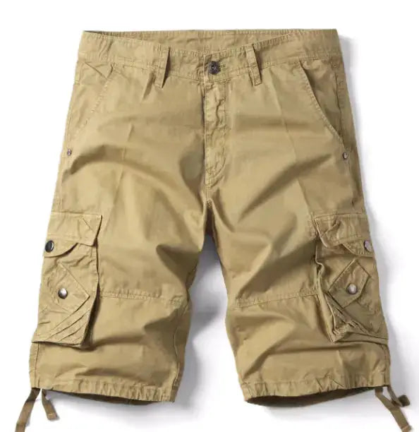 Men's Camouflage Multi-pocket Loose Work Shorts by Mead's Supply & Equipment Outfitters limited